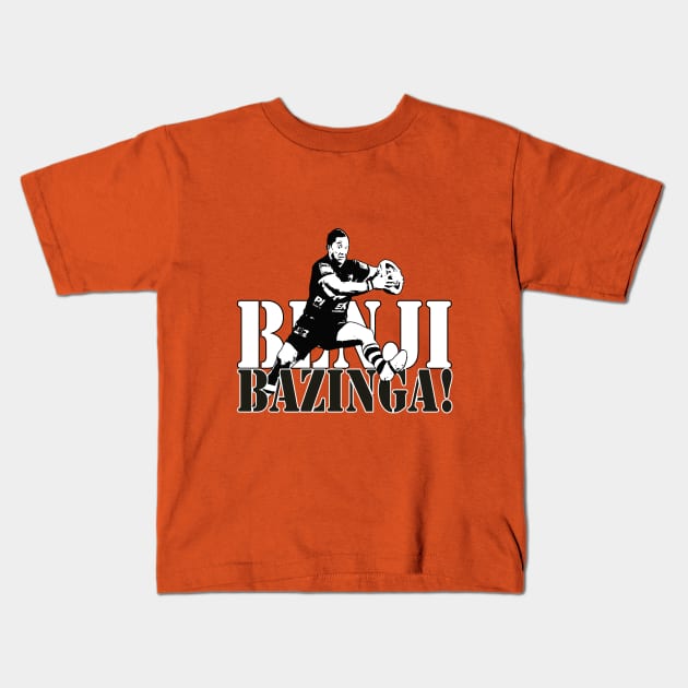 OG FOOTY - Benji Marshall - NZ Kiwis - Wests Tigers Kids T-Shirt by OG Ballers